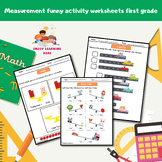 Measurement funny activity worksheets first grade