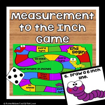 Preview of Measurement in Inches Game