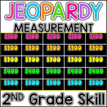 Preview of Measurement in Inches and Centimeters Jeopardy