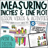 Measurement in Inches on a Line Plot | Lesson Plans, Works