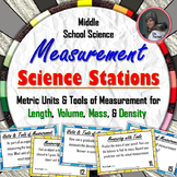 Measurement in Science Stations: Tools and Metric Units