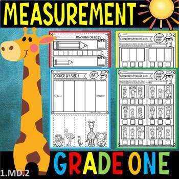 Preview of Measurement  non standard units grade 1