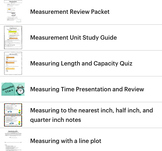 Measurement notes, presentation, assessments, etc. BUNDLE