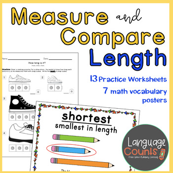 Preview of Measurement of Length- 1st Grade
