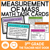 3rd Grade Measurement of Mass Task Cards - Grams and Kilog