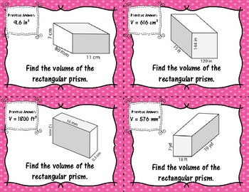 Measurement of Three-Dimensional Figures-(8th Grade Math TEKS 8.6A-B