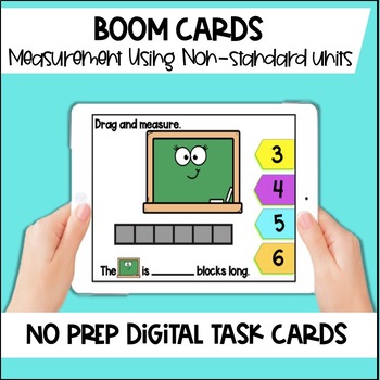 Preview of Measurement using Non-Standard Units Boom Cards