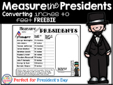 Measure the Presidents Freebie
