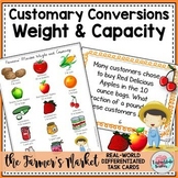 Customary Conversions Measurement Task Cards Capacity and 