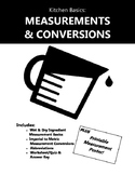 Measurements & Conversions - Handouts, Worksheets & Poster
