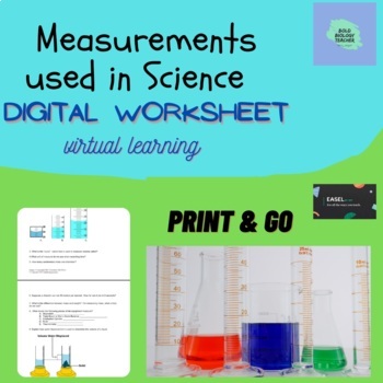 Preview of Measurements Used in Science- digital notes