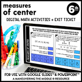 Measures of Center Digital Math Activity | 6th Grade Math 