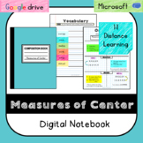 Measures of Center Digital Notebook with VIDEOS!! VA SOL 6.11