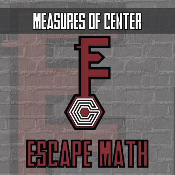 Preview of Measures of Center Escape Room Activity - Printable & Digital Game
