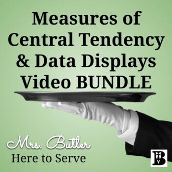 Preview of Measures of Central Tendency and Data Displays Video BUNDLE