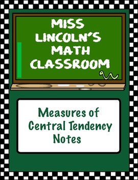 Preview of Measures of Central Tendency Notes