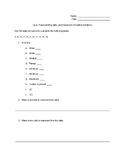 Measures of Central Tendency Practice