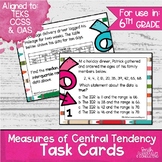 Measures of Central Tendency Task Cards | Mean, Median, Mo