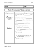 Measures of Data Analysis (Mean, Median, Mode, and Range)