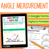 Measuring Angles - Additive Angles - Angles in a Circle fo