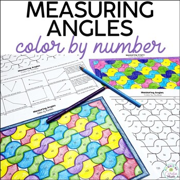 Preview of Measuring Angles Color by Number