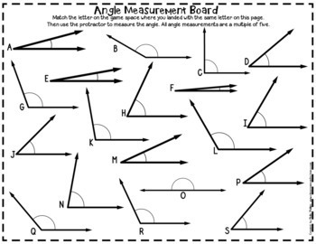 Measuring Angles GAME: Using a Protractor: 4th Grade 4.MD.C.6 | TpT