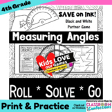 Measuring Angles GAME: Using a Protractor: 4th Grade 4.MD.C.6