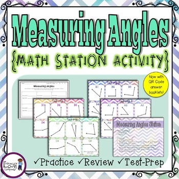 Measuring Angles Math Center by Literacy Loves Company | TPT