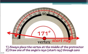 Preview of Measuring Angles Using a Protractor