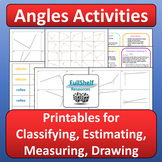 Measuring Angles With a Protractor Printable Centers Activ