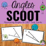 Measuring Angles to 180° Task Cards