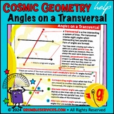 Measuring Angles with Protractors & the Effects of Transve