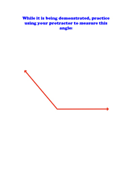 Preview of Measuring Angles with a Protractor
