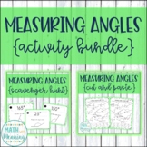 Measuring Angles with a Protractor Activity Mini-Bundle - 
