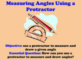 Measuring Angles with a Protractor Flipchart
