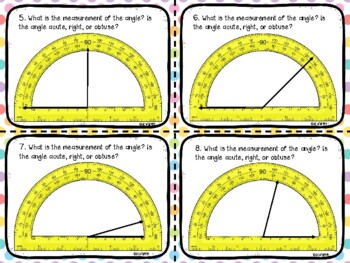 measure angles with a protractor