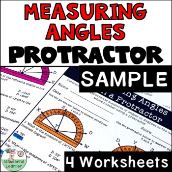 protractor worksheets teaching resources teachers pay teachers