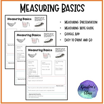 Preview of Measuring Basics | Family and Consumer Sciences | FCS