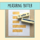 Measuring Butter Practice Worksheet- Reading rhe Wrapper a