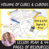 Cube/Cuboid Volume Math Lesson Plan│Worksheets,Hands-on Ac