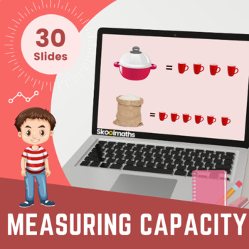 Preview of Measuring Capacity - 2nd Grade with Free Worksheet CCSS 3.MD.A.2