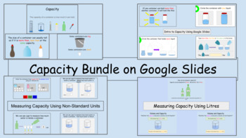 Preview of Measuring Capacity Bundle Using Google Slides