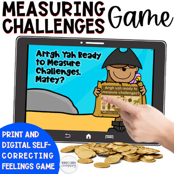 Preview of Measuring Challenges CBT Flexible Thinking Problem Solving Digital Print Game