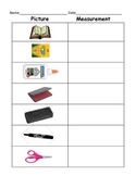 Measuring Classroom Items (Kindergarten, First Grade, Seco