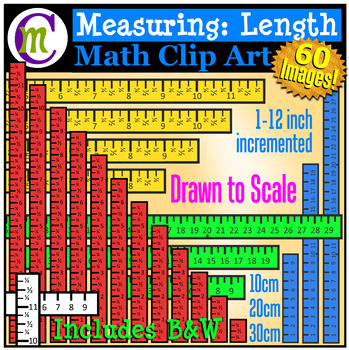 Preview of Measuring Clip Art | Length