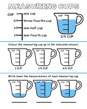 Free Printable Measuring Cup Worksheets - prntbl ...