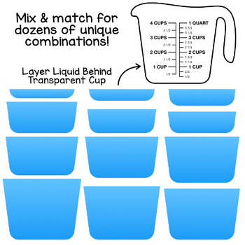 Math Clip Art Measuring Cups Spoons Scales
