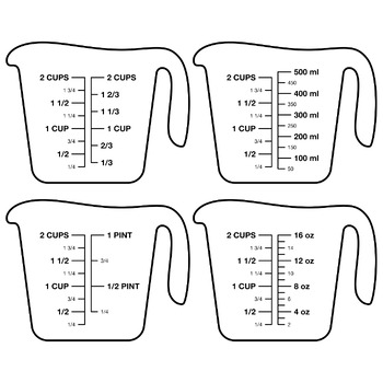 Measuring Cup Clip Art  Measuring Volume by Digital Classroom Clipart