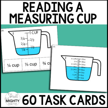 Measuring Cups Clip Art: 1/3 and 1/4 Increments (Combo) • Math & Science  Tools