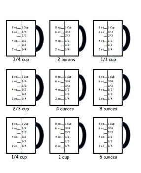 Learning Resources® Measuring Cups, 5 Per Set, 6 Sets